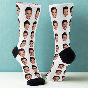 Personalized Picture Socks with Custom Face Print 
