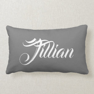 Personalized pillow: customize with name lumbar cushion