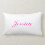 Personalized Pillow for Girls<br><div class="desc">Personalize this cute pillow with any name,  great for day care,  kindergarten,  a little girls bedroom or sleepovers.</div>