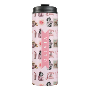 Personalized Pin-Up Glam Old Hollywood Retro Thermal Tumbler
