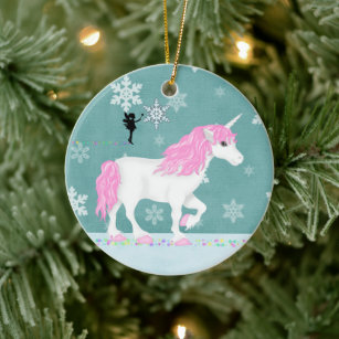 Pink Fairy Christmas Tree Decorations Ornaments Zazzle Co Nz