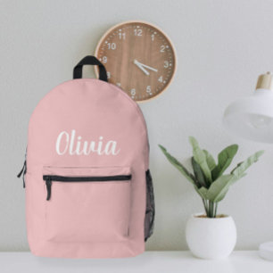 Personalized pink backpack with name - Great gift
