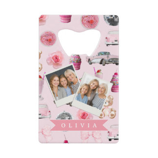 Personalized Pink Coquette Retro Cute Teddy Bear