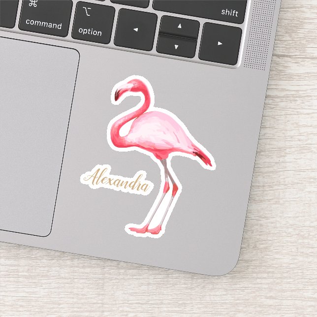 Personalized Pink Flamingo (Detail)