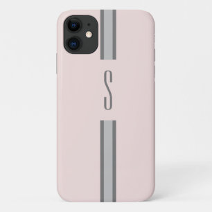 Personalized Pink Initial Case-Mate iPhone Case
