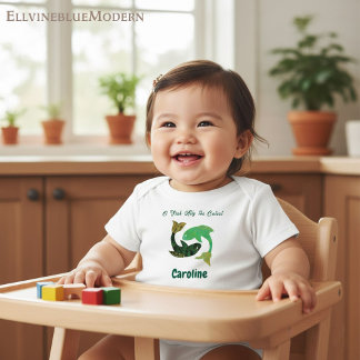 Personalized Pisces Zodiac Impressionist Toddler Baby T-Shirt