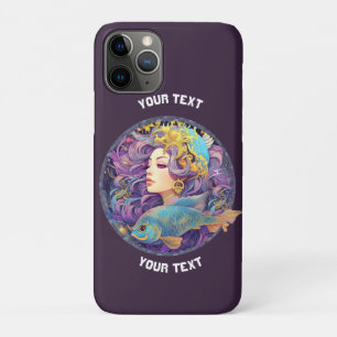 PERSONALIZED PISCES ZODIAC SIGN Case-Mate iPhone CASE