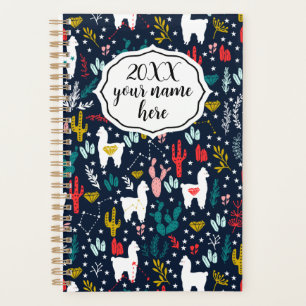 Personalized Planner with Alpacas
