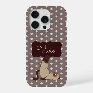 Personalized Playful Polka Dots iPhone 15 Pro Case