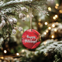 Personalized Poinsettia Holidays