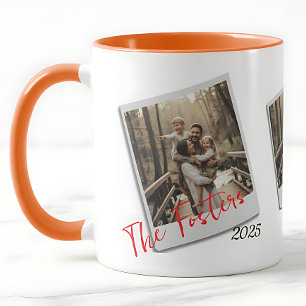 Personalized Polaroid Family Photo - Modern gift Mug