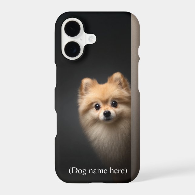 Personalized Pomeranian Portrait (Back)