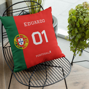 Personalized Portugal Soccer Fan Gear - Custom Nam Cushion