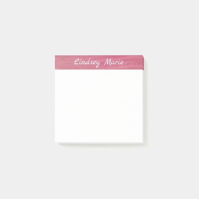 PERSONALIZED Post-It notes (Front)