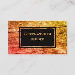 Personalized professional construction business card