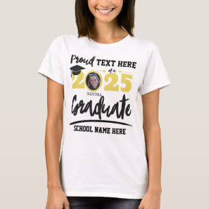 Personalized Proud Family Graduation Class of 2025 T-Shirt
