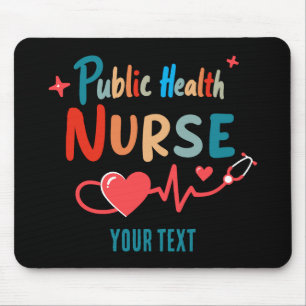Personalized Public health nurse RN gifts Mouse Pad