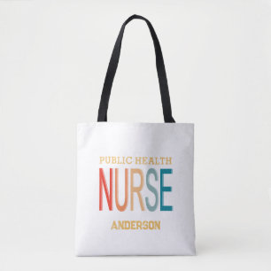 Personalized Public health nurse RN gifts Tote Bag