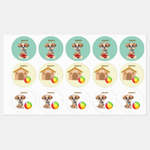 Personalized Puppy Labels 