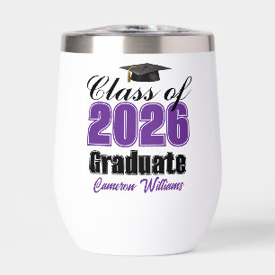 Personalized Purple Class of 2026 Graduation