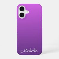 Personalized purple ombre