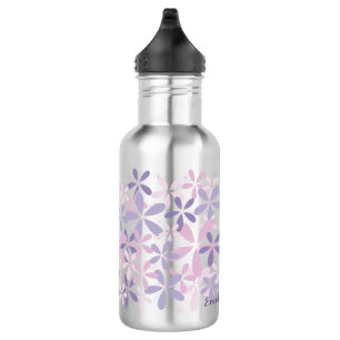 Personalized Purple Violet Daisy 532 Ml Water Bottle