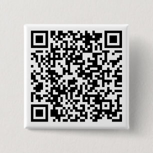 Personalized QR Code Custom URL Square Sticker 15 Cm Square Badge