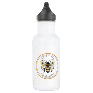 Personalized Queen Bee Floral 532 Ml Water Bottle