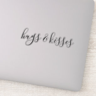 Personalized Quote Hugs & Kisses