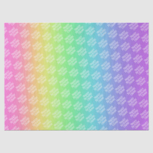 Personalized Rainbow Tissue Paper