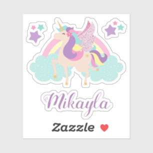 Personalized Rainbow Unicorn Cute Colorful