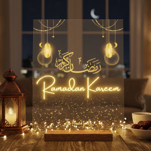 Personalized Ramadan Kareem Acrylic Home Decor Sig
