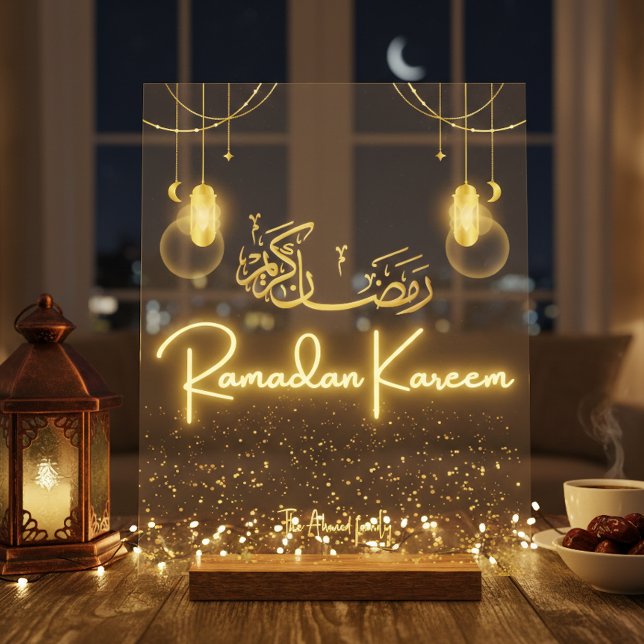 Personalized Ramadan Kareem Acrylic Home Decor Sig (Creator Uploaded)