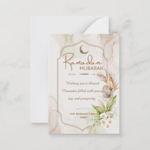 Personalized Ramadan Mubarak Greeting Card