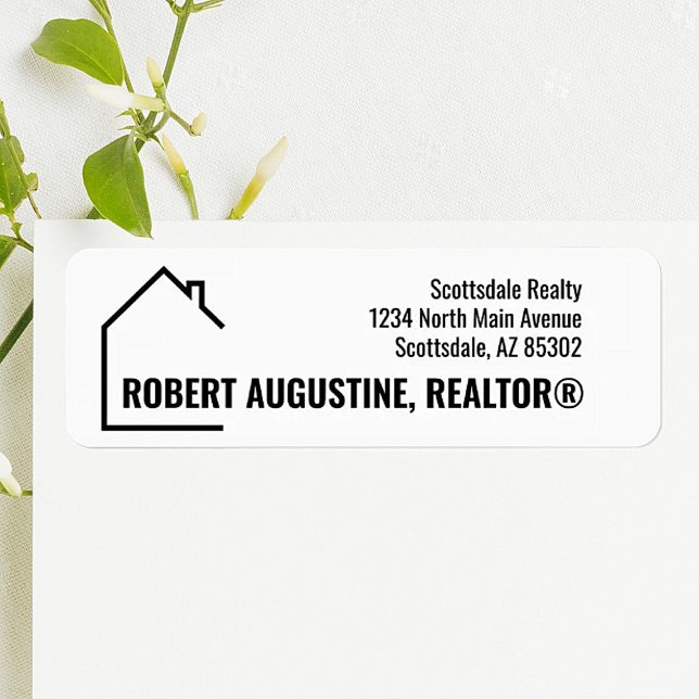 Personalized Realtor Return Address Label (Creator Uploaded)