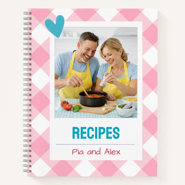 Personalized Recipe Notebook (Front)