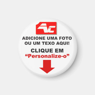Personalized Redondo magnet - Small - 3,2 cm