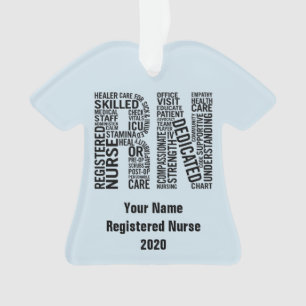 Personalized Registered Nurse RN Ornament