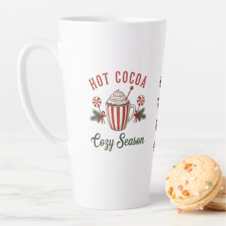 Personalized Retro Hot Cocoa Cozy Season Latte Mug