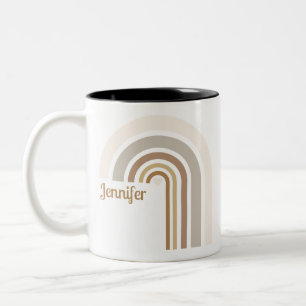 Personalized Retro Rainbow Boho Love Cup Gift