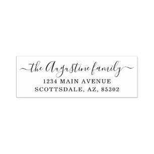 Personalized Return Address Self-inking Stamp
