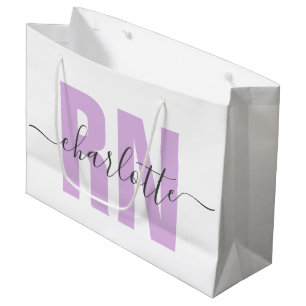 Personalized RN Registered Nurse Graduation Large Gift Bag
