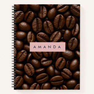 Personalized Roasted Coffee Beans  Notebook