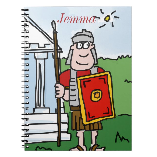 Personalized 'Romans' history notebook (Front)