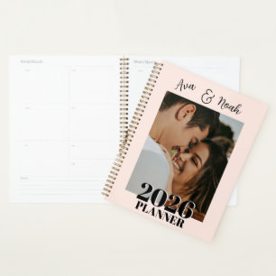 Personalized Romantic Couple Photo 2026 Gift Planner