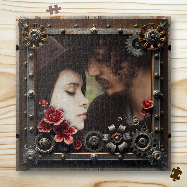 Personalized Romantic Gift  Photos Template Jigsaw Puzzle (Creator Uploaded)