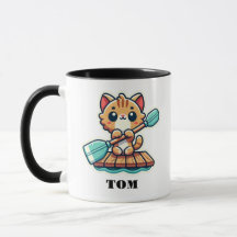 Personalized rowing kayaking cup for kids