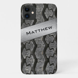 Personalized Rubber Tire Treads iPhone 11 Case