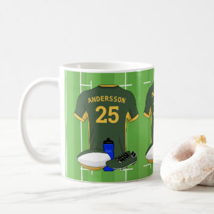 Personalized Rugby fan DGY Coffee Mug