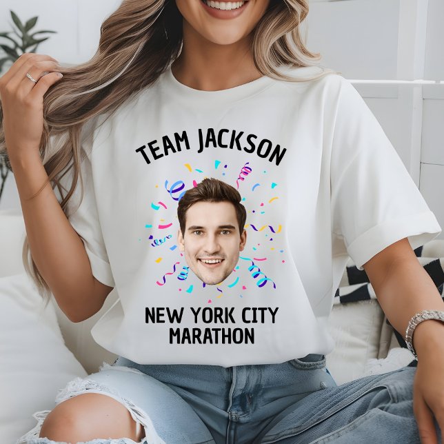 Personalized Runner's Family Runner Team Marathon T-Shirt (Creator Uploaded)